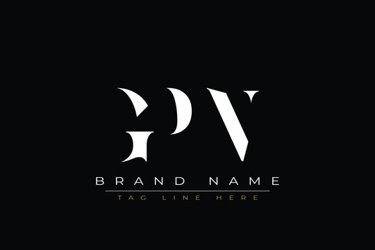 GPN abstract letter logo design. This logo is designed by three abstract letters.