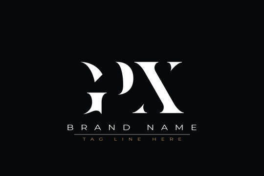 GPX abstract letter logo design. This logo is designed by three abstract letters.