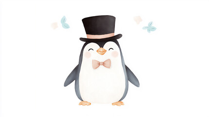 Obraz premium dapper penguin,