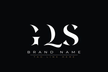 GQS abstract letter logo design. This logo is designed by three abstract letters.