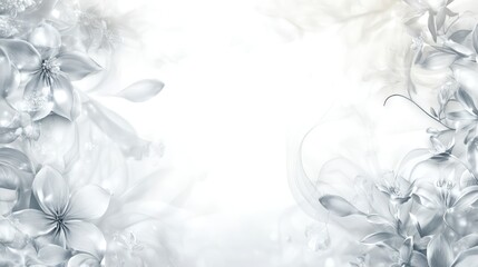 Whimsical white smoke frame border on transparency