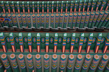 경복궁의 단청 모습