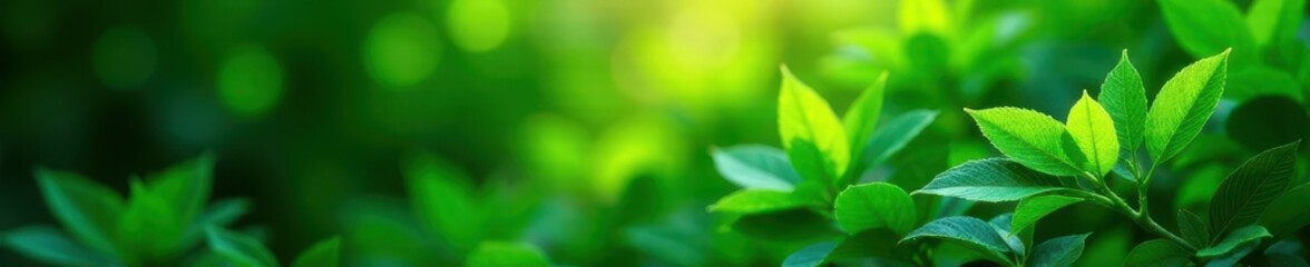 Deep emerald leaves, sunlight dappled shadows , botanical, summer, green