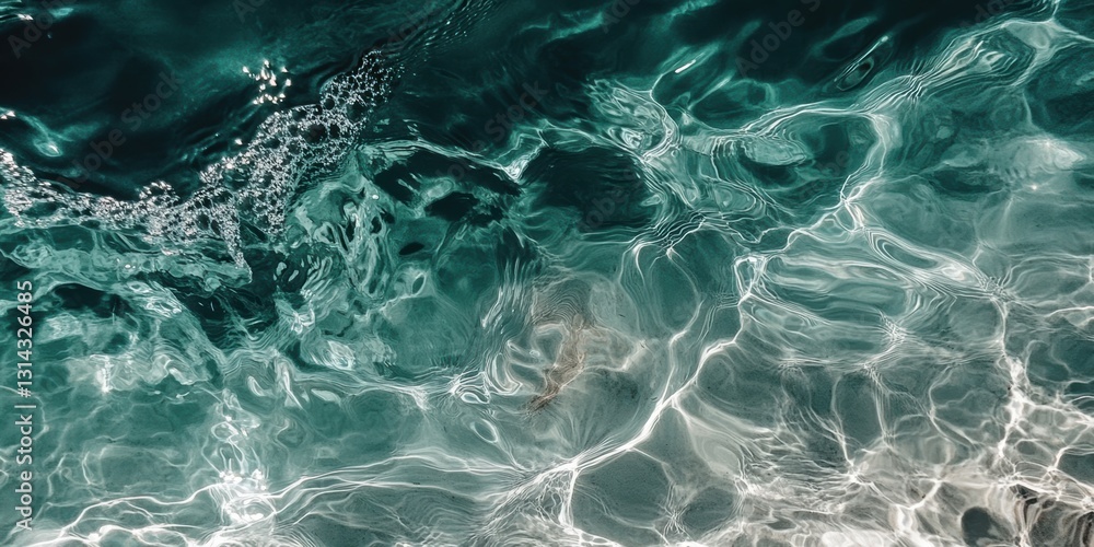 Poster fading memory of footsteps on a serene beach at sunset generative ai