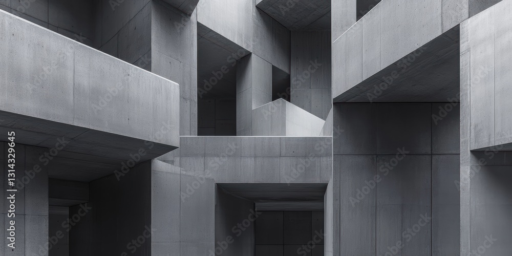 Poster intricate patterns of reinforced concrete create captivating architectural forms generative ai