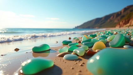 beach chairs on the beach
