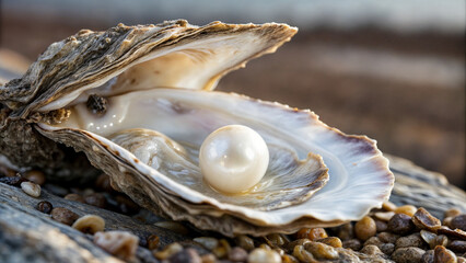 pearl, shell, beach, gifts, nature, pearls,