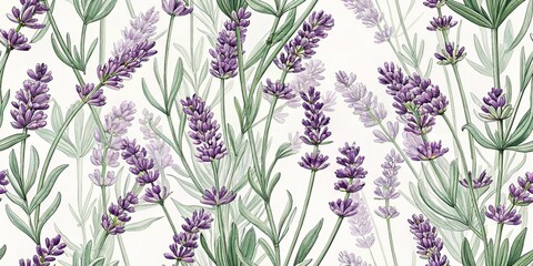 Lavender Bouquet Aerial Photography - Blooming Branches