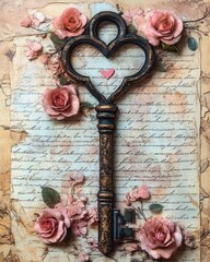 Junk journal scrapbook page