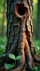 Obraz premium Rough bark, swirling textures, scribbly gum trunk detail, stock photo, fauna