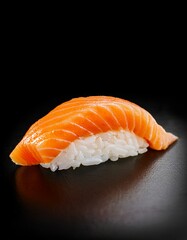 リアルなサーモンの握り寿司