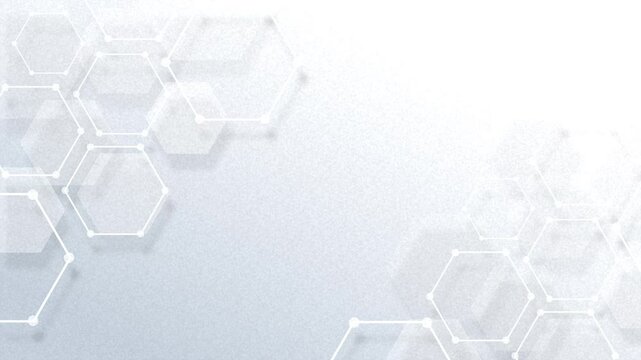 4k of grey pentagon shapes animated background