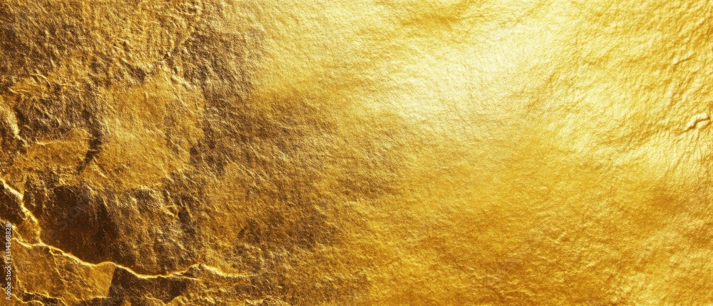 Poster luxurious golden texture background with shimmering light, creating a rich and elegant surface for d