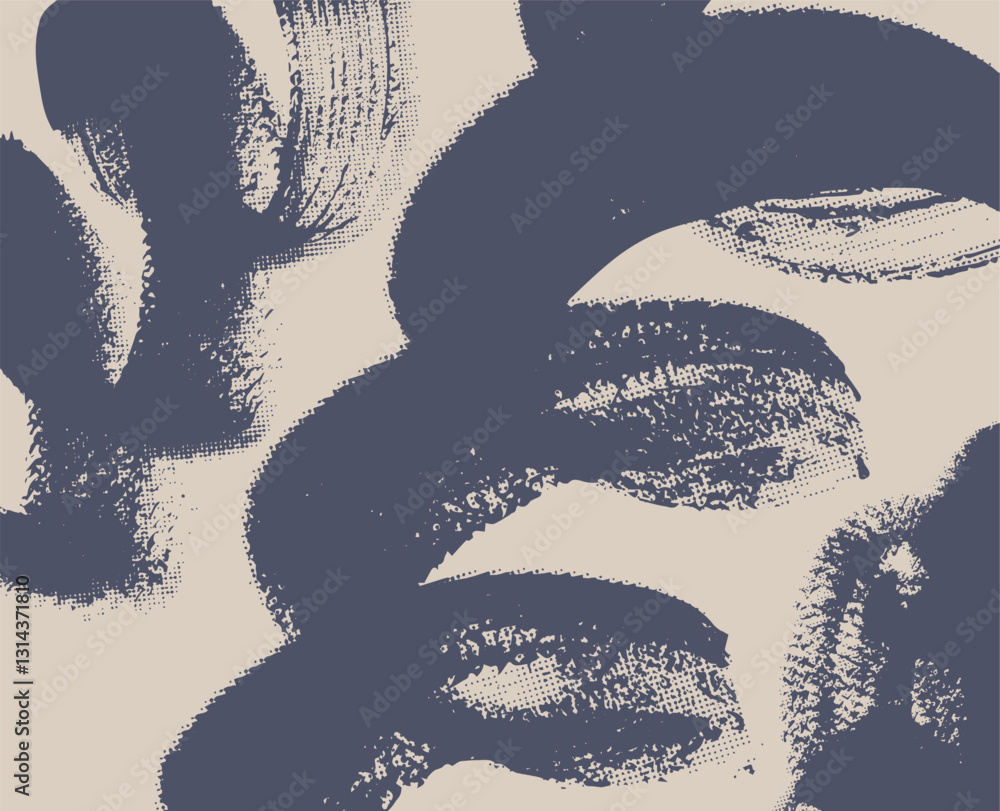 Aufkleber brush stroke pattern. painted ornament with dirty texture and swirls. design element for background 