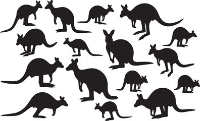 Wallaby Silhouette