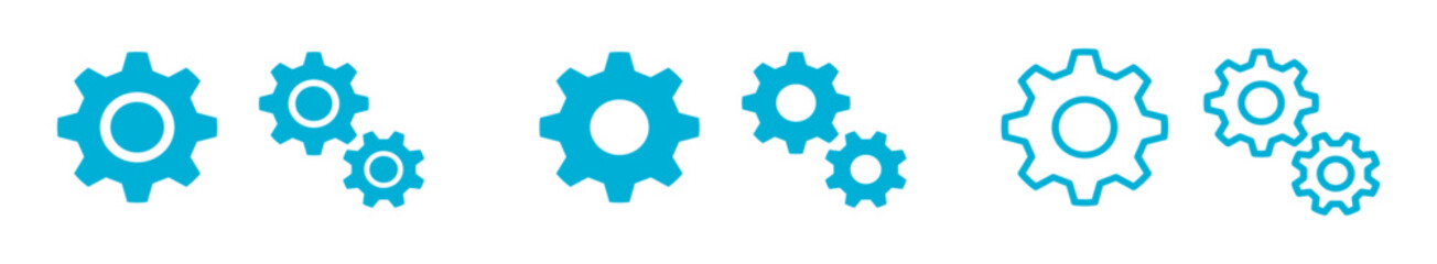 歯車・設定のアイコンイラスト2