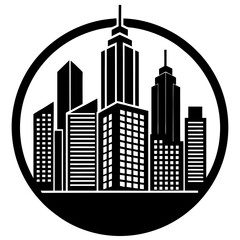 Fototapeta premium Building Icons Set: Perfect for Architecture and Real Estate Projects