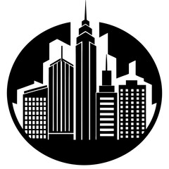 Fototapeta premium Building Icons Set: Perfect for Architecture and Real Estate Projects