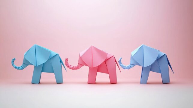 Origami Elephant: Creative Collection of Folded Paper Elephants