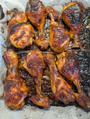 grilled chicken legs