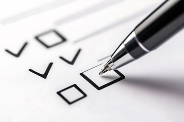 Marking a Checklist: Important Decision-Making Process