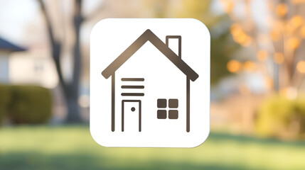 housing agreement icon sign vector