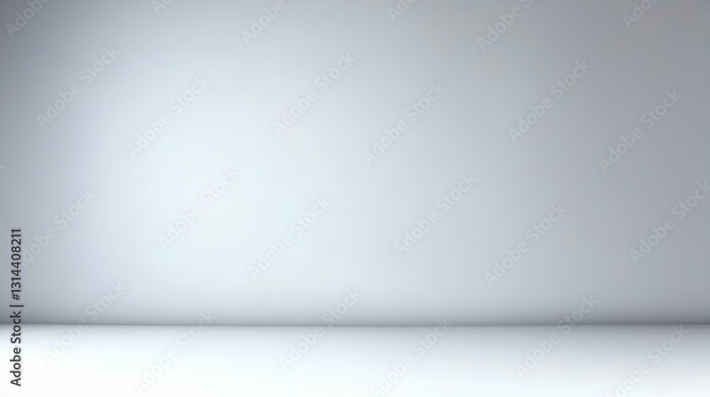 Poster illuminated white studio background with subtle gradient and soft lighting perfect for product photo