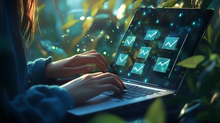 man working on computer