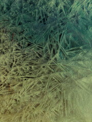 abstract frozen background, frost from ice structure. nature art