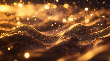 Golden Sparkle Surface