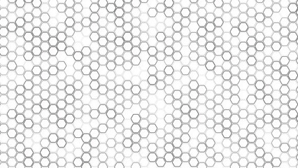 Abstract cube hexagon shape background. Vector banner design. Hexagons pattern. Geometric abstract background with simple hexagonal elements. 