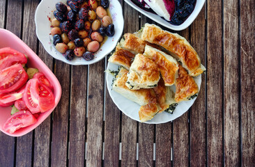 Traditional Turkish Breakfast Table