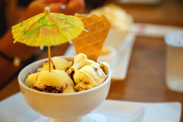 Vanilla Icecream in a Cup