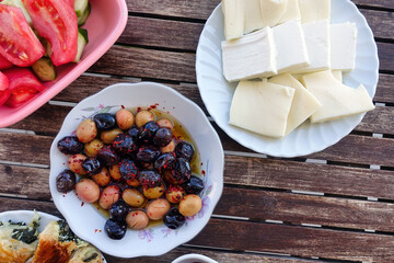 Traditional Turkish Breakfast Table