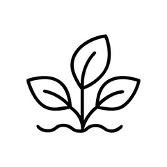 Obraz premium Organic farming icon