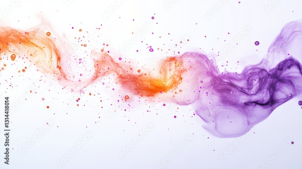 Poster dynamic color flow abstract artwork digital studio graphic design creative environment artistic view