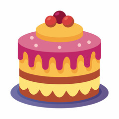 Cake of strawberry