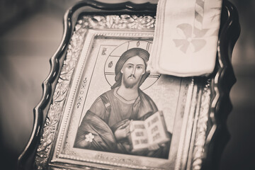Fototapeta premium vintage photo of a man