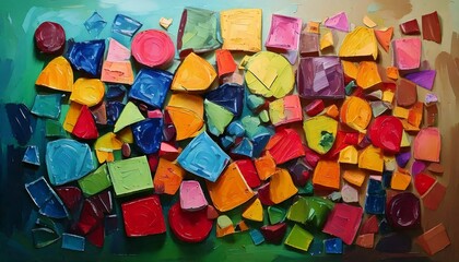 Graphic abstract background