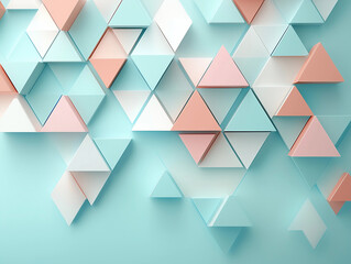 Obraz premium Simple geometric background in light hues for website graphics
