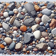 Conglomerate Composed of rounded gravel sized rock fragments cem