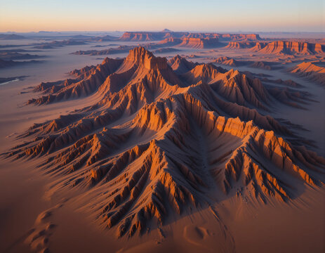 Timeless Stones &ndash; Stunning Tassili & Hoggar Desert Illustrations for Adventure and Serenity