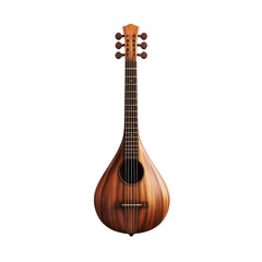 Fototapeta premium Elegant wooden mandolin with intricate design