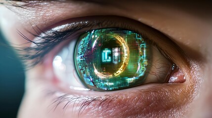 Digital Eye: Futuristic Cyborg Vision - Artificial Intelligence
