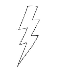 lightning bolt doodle