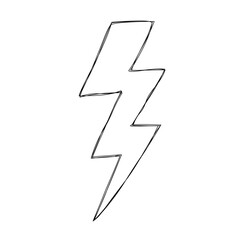 lightning bolt doodle