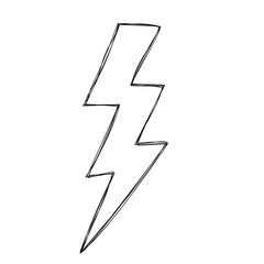 lightning bolt doodle