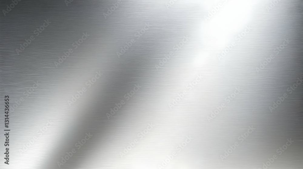 Poster abstract silver metallic background with subtle light reflections and textured surface in a modern a