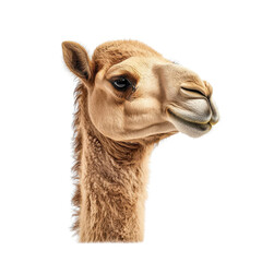 Fototapeta premium Realistic close-up of a camel's head