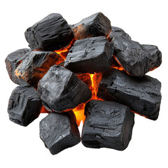 Burning Coals isolated on white background.PNG